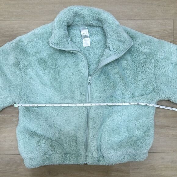Z by ZELLA FUZZY MINT GREEN JACKET FOR GIRLS SIZE XL 14/16 - Picture 4 of 5